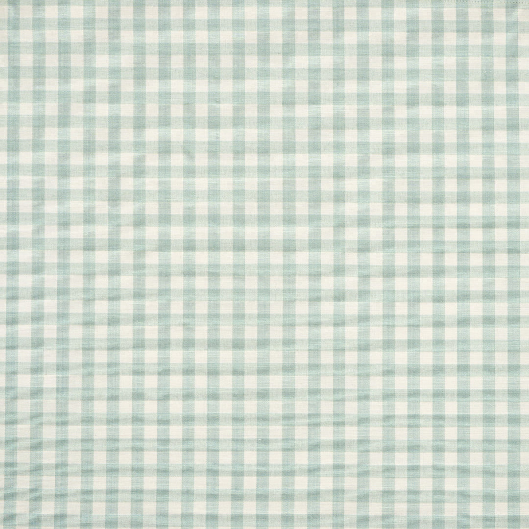 Vichy Check # 711 Mineral by Maxwell Designer Fabric Stripes & Checks Iv 100% COTTON INDIA V-0.8" H-0.8" 54" - Swanky Fabrics -