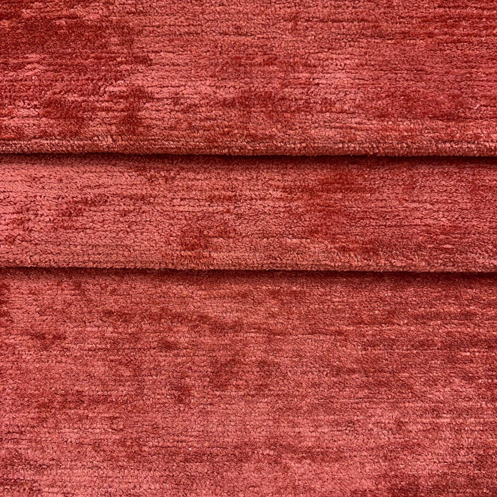 Velvet Cinnabar by Magnolia Designer Fabric - 100% Poly China 40,000+ Horizontal: 0 and Vertical: 0 54" - Swanky Fabrics -
