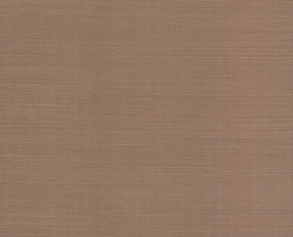 Plain Sisal Brown Wallpaper by York Wallcoverings Designer Grasscloth II Covers about 72 square feet 36-in by 24-ft long roll Unpasted 0 - Swanky Fabrics -