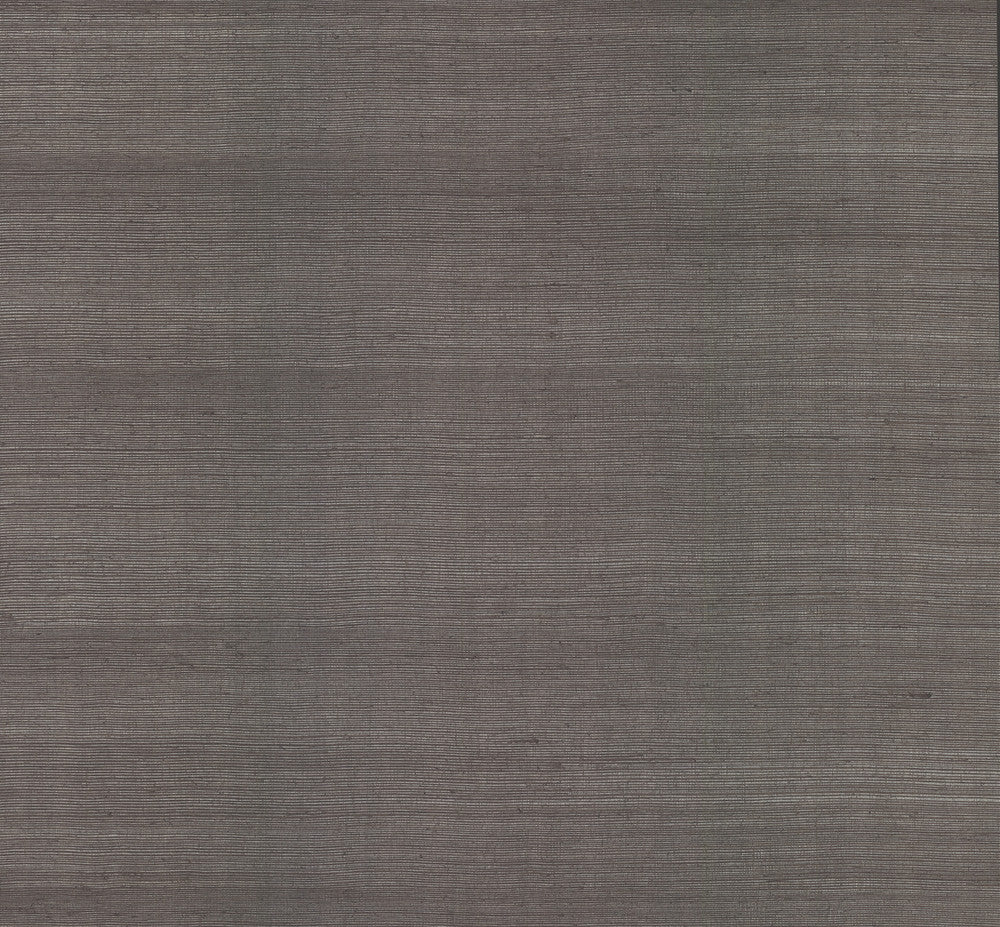 Sisal Grasscloth Silver Metallic Wallpaper by York Wallcoverings Designer Grasscloth II Covers about 72 square feet 36-in by 24-ft long roll Unpasted 0 - Swanky Fabrics -