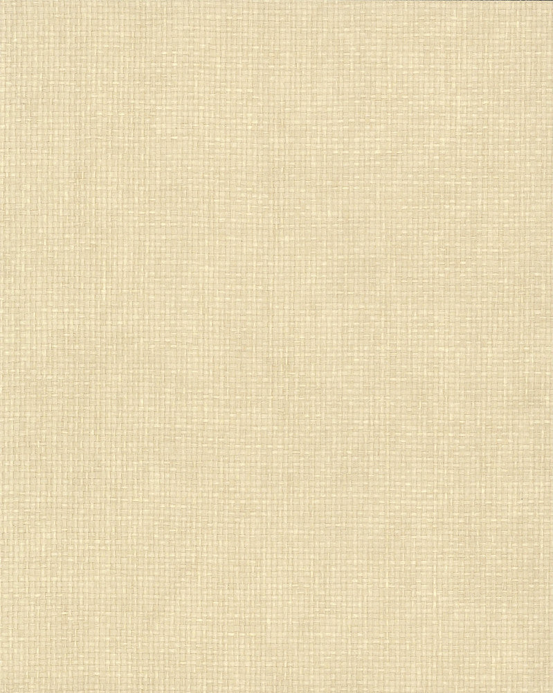 Woven Crosshatch White Wallpaper by York Wallcoverings Designer Grasscloth II Covers about 72 square feet 36-in by 24-ft long roll Unpasted 0 - Swanky Fabrics -