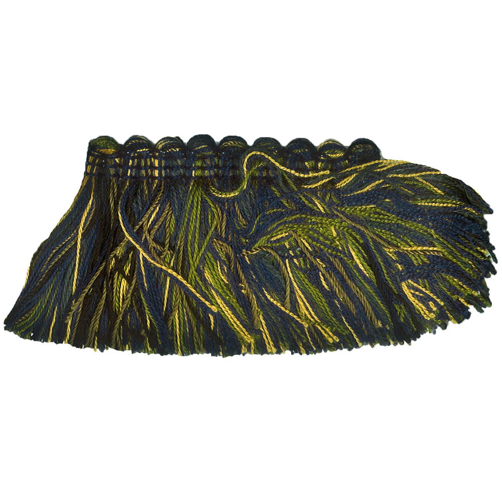 Vibrato 13 Indigo by Stout Designer Trim Art Of Design Brush Fringe 100% Spun Viscose CHINA Horizontal: 0 and Vertical: 0 2 in - Swanky Fabrics -
