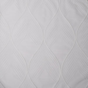 Video Winter White by Norbar Designer Fabric SHEER STYLE 100% POLYESTER TURKEY 12 1/2"V 6 3/8"H 115 - Swanky Fabrics -