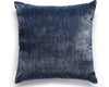 Supreme Velvet Pillow 22 X 22 - Insignia Blue VPSUPRMPILL0255 by Scalamandre Designer Pillow