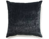 Supreme Velvet Pillow 22 X 22 - Jet Black VPSUPRMPILL0689 by Scalamandre Designer Pillow