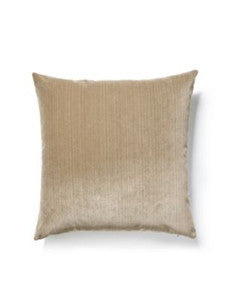 Scalamandre Pillow Strie Velvet   22 X 22 - DoveOatmeal VWSTRIEPILL0001