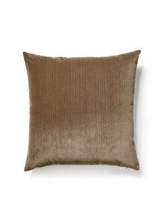 Scalamandre Pillow Strie Velvet   22 X 22 - Sable VWSTRIEPILL0002