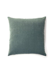 Scalamandre Pillow Strie Velvet   22 X 22 - Mineral VWSTRIEPILL0027