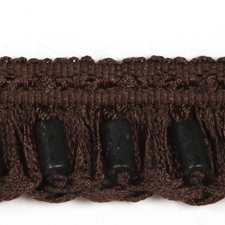 Vaasa Brown by Europatex Designer Fabric Helsinki 100% Polyester 1.25 inches - Swanky Fabrics -