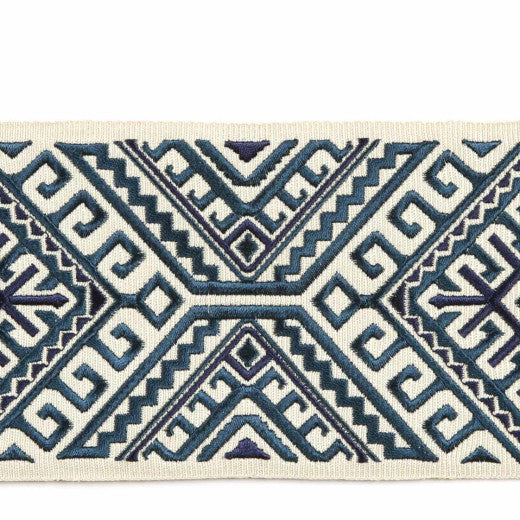 Vaduz - Seafoam by Europatex Designer Fabric Tapes Galore 100% Polyester China See Sample Horizontal: N/A and Vertical: N/A 3.50 inches  - Swanky Fabrics -