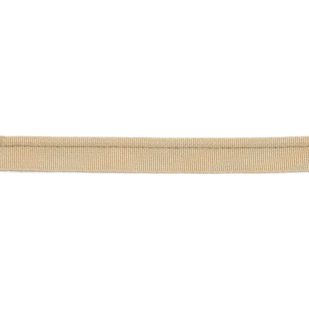 Versailles 1/4" Grosgrain Ribbon Lip Cord Biscotti by Europatex Designer Fabric Versailles 64% Rayon, 34% Cotton, 2% Polyester 0.25 inches - Swanky Fabrics -