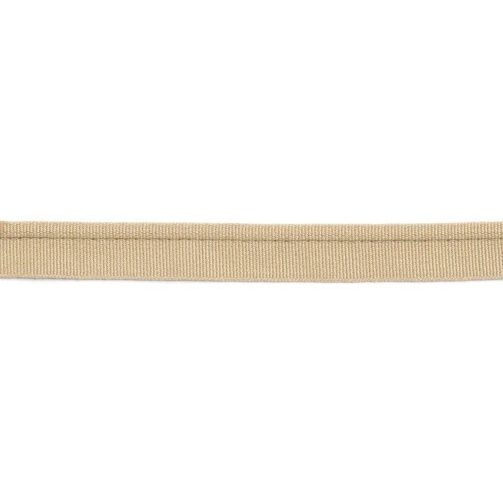 Versailles 1/4" Grosgrain Ribbon Lip Cord Biscotti by Europatex Designer Fabric Versailles 64% Rayon, 34% Cotton, 2% Polyester 0.25 inches - Swanky Fabrics -