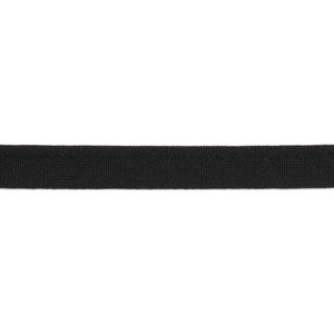 Europatex Fabric Versailles 1/4" Grosgrain Ribbon Lip Cord Black