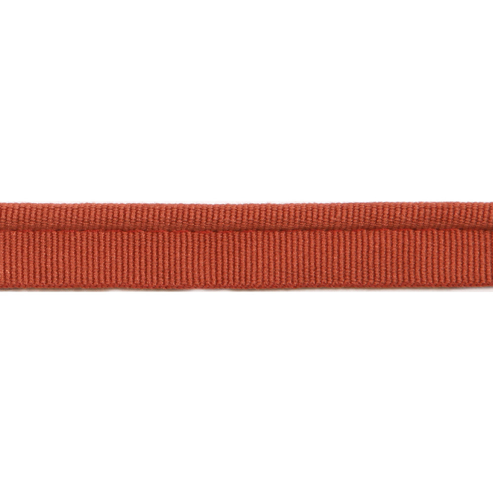 Versailles 1/4" Grosgrain Ribbon Lip Cord Brique by Europatex Designer Fabric Versailles 64% Rayon, 34% Cotton, 2% Polyester 0.25 inches - Swanky Fabrics -