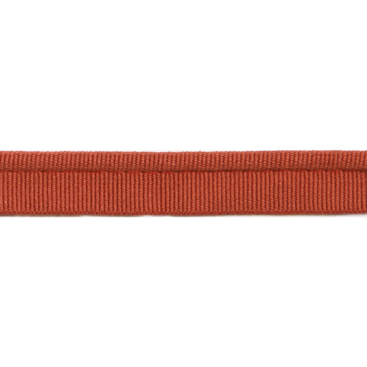 Versailles 1/4" Grosgrain Ribbon Lip Cord Brique by Europatex Designer Fabric Versailles 64% Rayon, 34% Cotton, 2% Polyester 0.25 inches - Swanky Fabrics -
