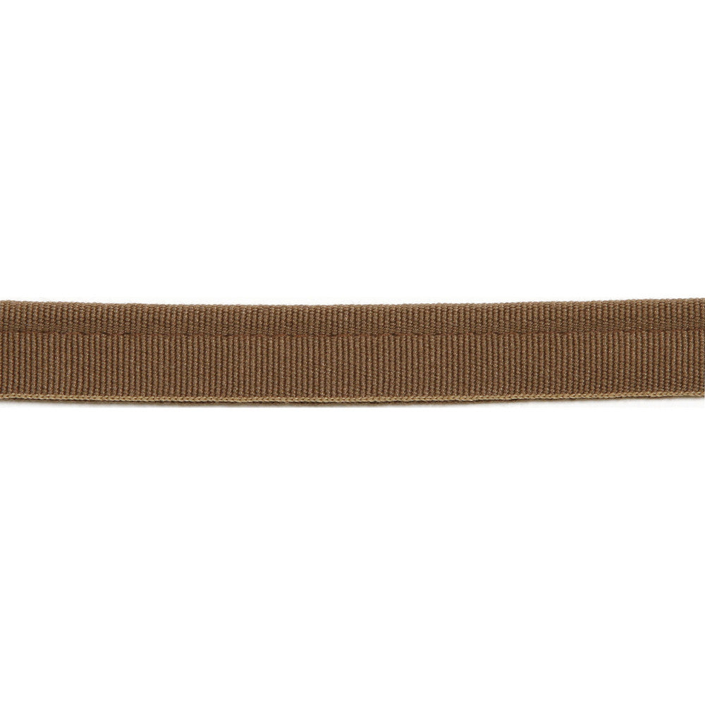 Versailles 1/4" Grosgrain Ribbon Lip Cord Chestnut by Europatex Designer Fabric Versailles 64% Rayon, 34% Cotton, 2% Polyester 0.25 inches - Swanky Fabrics -