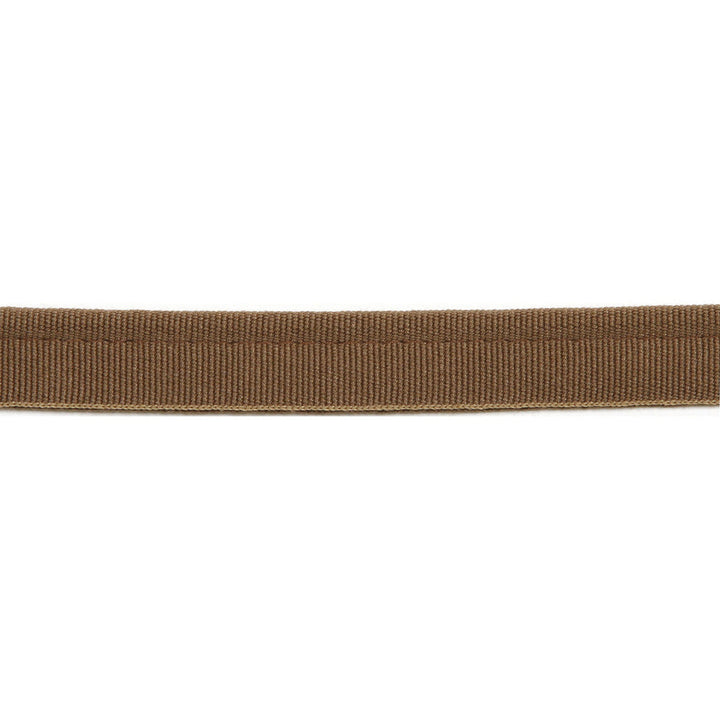 Versailles 1/4" Grosgrain Ribbon Lip Cord Chestnut by Europatex Designer Fabric Versailles 64% Rayon, 34% Cotton, 2% Polyester 0.25 inches - Swanky Fabrics -