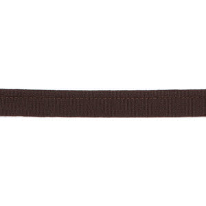 Europatex Fabric Versailles 1/4" Grosgrain Ribbon Lip Cord Chocolate
