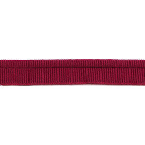 Europatex Fabric Versailles 1/4" Grosgrain Ribbon Lip Cord Dark Cherry