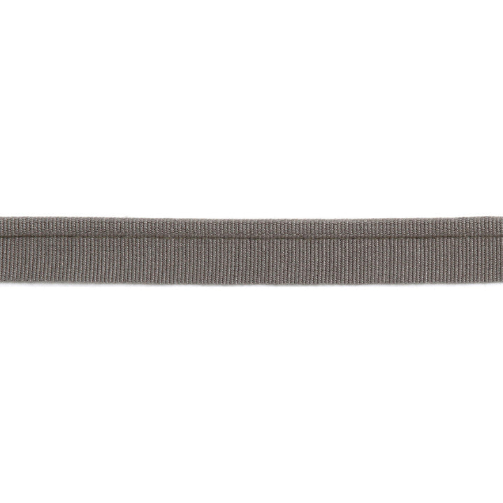 Versailles 1/4" Grosgrain Ribbon Lip Cord Graphite by Europatex Designer Fabric Versailles 64% Rayon, 34% Cotton, 2% Polyester 0.25 inches - Swanky Fabrics -