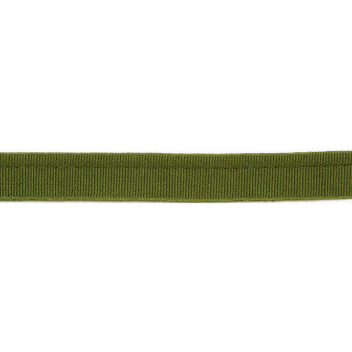 Versailles 1/4" Grosgrain Ribbon Lip Cord Olive by Europatex Designer Fabric Versailles 64% Rayon, 34% Cotton, 2% Polyester 0.25 inches - Swanky Fabrics -