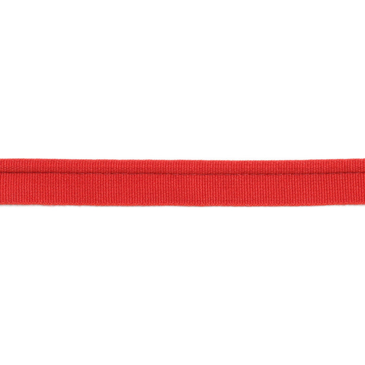 Versailles 1/4" Grosgrain Ribbon Lip Cord Red by Europatex Designer Fabric Versailles 64% Rayon, 34% Cotton, 2% Polyester 0.25 inches - Swanky Fabrics -