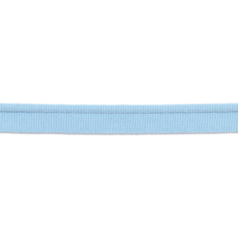 Versailles 1/4" Grosgrain Ribbon Lip Cord Sky by Europatex Designer Fabric Versailles 64% Rayon, 34% Cotton, 2% Polyester 0.25 inches - Swanky Fabrics -