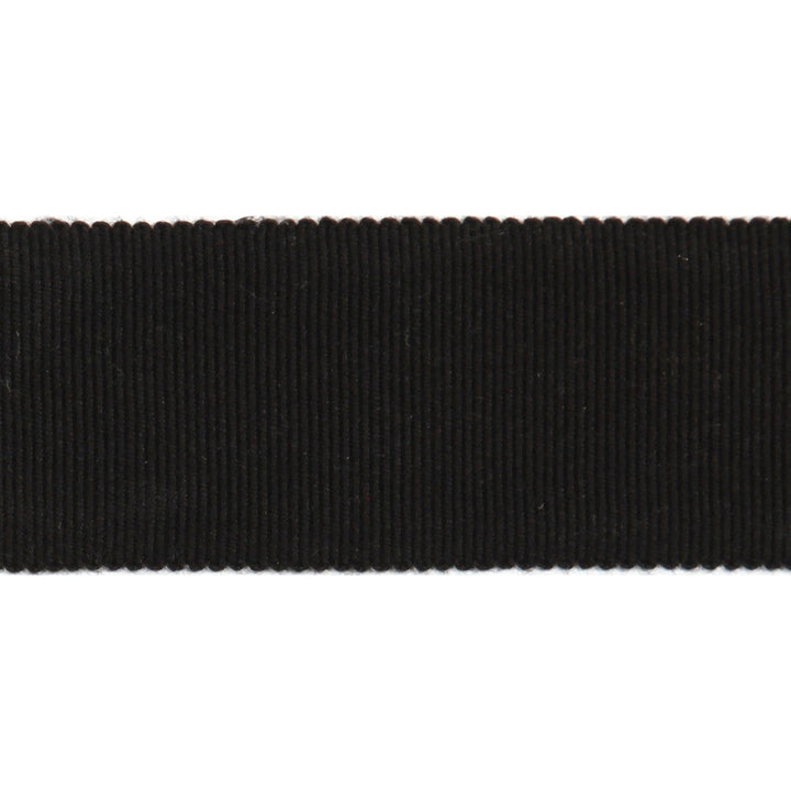Versailles 1.5" Grosgrain Ribbon Tape Black by Europatex Designer Fabric Versailles 100% Rayon 1.50 inches - Swanky Fabrics -