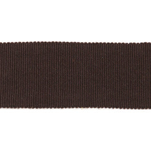Europatex Fabric Versailles 1.5" Grosgrain Ribbon Tape Chocolate