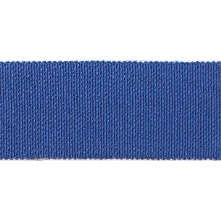 Versailles 1.5" Grosgrain Ribbon Tape Cobalt by Europatex Designer Fabric Versailles 100% Rayon 1.50 inches - Swanky Fabrics -