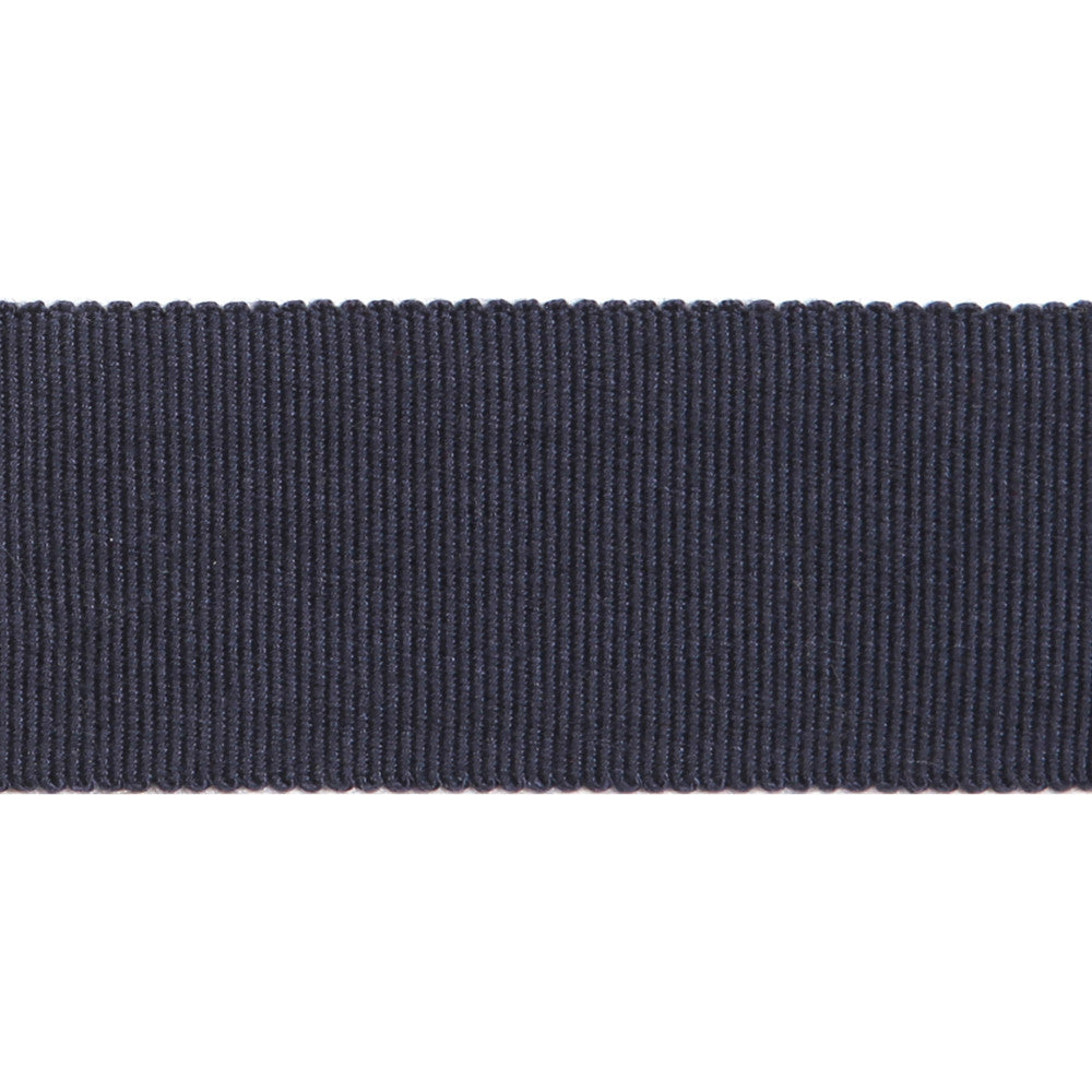 Versailles 1.5" Grosgrain Ribbon Tape Indigo by Europatex Designer Fabric Versailles 100% Rayon 1.50 inches - Swanky Fabrics -