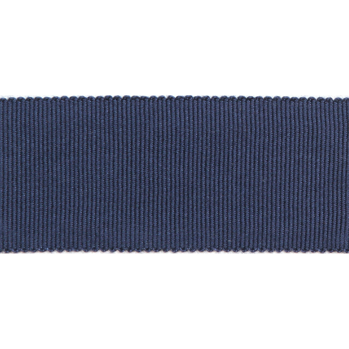 Versailles 1.5" Grosgrain Ribbon Tape Navy by Europatex Designer Fabric Versailles 100% Rayon 1.50 inches - Swanky Fabrics -