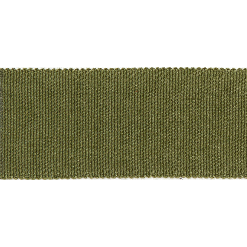 Versailles 1.5" Grosgrain Ribbon Tape Olive by Europatex Designer Fabric Versailles 100% Rayon 1.50 inches - Swanky Fabrics -