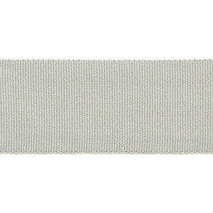 Europatex Fabric Versailles 1.5" Grosgrain Ribbon Tape Platinum