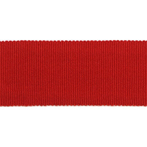 Europatex Fabric Versailles 1.5" Grosgrain Ribbon Tape Red