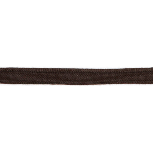 Versailles 1/8" Piping Woven Lip Cord - Chocolate by Europatex Designer Fabric Versailles 64% Rayon, 36% Cotton China See Sample Horizontal: N/A and Vertical: N/A 0.13 inches  - Swanky Fabrics -