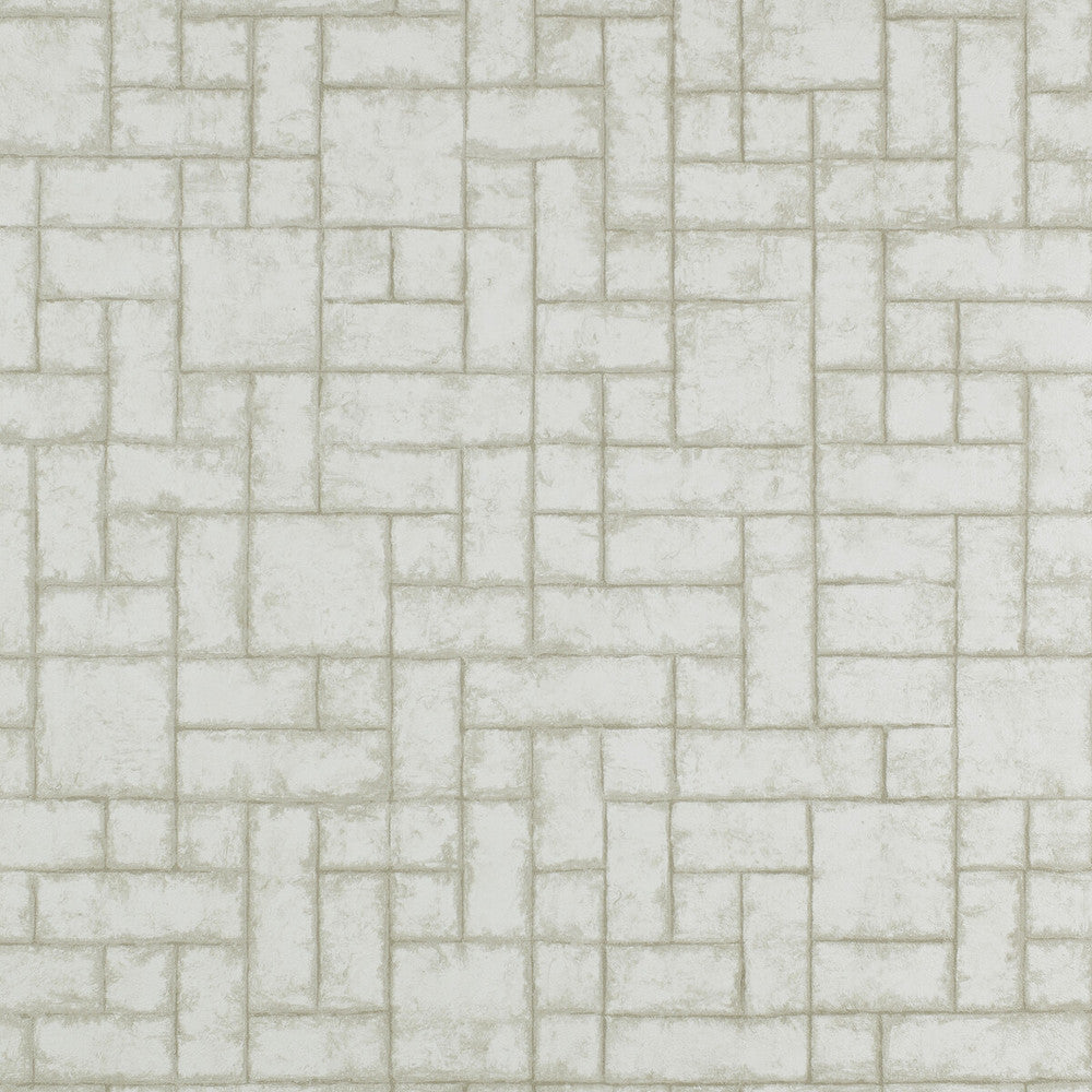 Sandstone Pearl by Clarke And Clarke Designer Wallcovering CLARKE & CLARKE REFLECTIONS WOOD PULP - 74%;BINDER - 13%;POLYESTER - 13% United Kingdom Horizontal: 20.875 and Vertical: 10.5 20.875 - Swanky Fabrics -