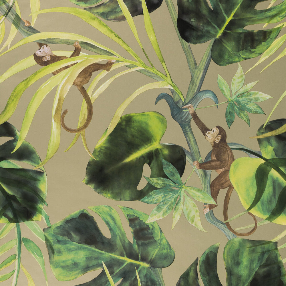 Monkey Business Gilver by Clarke And Clarke Designer Wallcovering CLARKE & CLARKE COLONY Belgium Horizontal: 0 and Vertical: 20.875 20.875 - Swanky Fabrics -