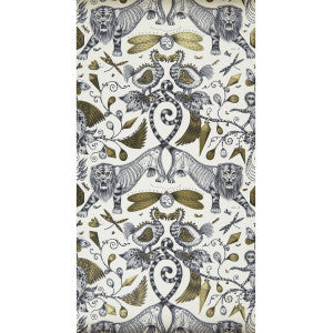 Clarke And Clarke Wallpaper Extinct Gold