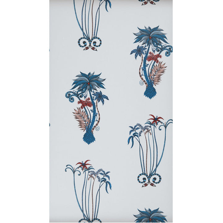 Jungle Palms Blue by Clarke And Clarke Wallcovering Clarke And Clarke Wallcovering Jungle Palms BlueWallcovering ANIMALIA BY EMMA J SHIPLEY FOR C&C United Kingdom </p><p>Repeat: H: 0, V: 30.125 20.5 - Fabric Carolina -