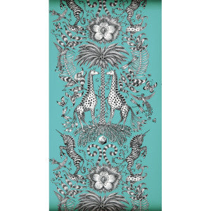 Clarke And Clarke Wallpaper Kruger Teal