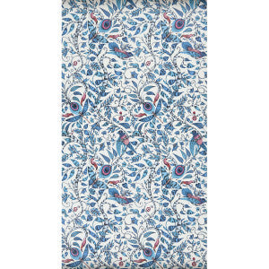 Clarke And Clarke Wallpaper Rousseau Blue