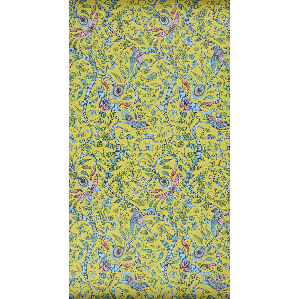 Rousseau Lime by Clarke And Clarke Designer Wallcovering ANIMALIA BY EMMA J SHIPLEY FOR C&C United Kingdom Horizontal: 0 and Vertical: 20.5 20.5 - Swanky Fabrics -