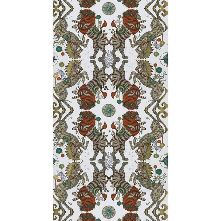 Caspian Wp Gold by Clarke And Clarke Designer Wallcovering WILDERIE BY EMMA J SHIPLEY FOR C&C NON WOVEN - 100% United Kingdom Horizontal: 0 and Vertical: 18 21 - Swanky Fabrics -