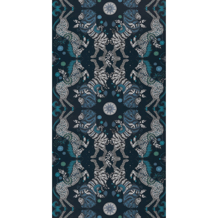 Caspian Wp Navy by Clarke And Clarke Wallcovering Clarke And Clarke Wallcovering Caspian Wp Navy Wallcovering WILDERIE BY EMMA J SHIPLEY FOR C&C NON WOVEN - 100% United Kingdom </p><p>Repeat: H: 0, V: 18 21 - Fabric Carolina -