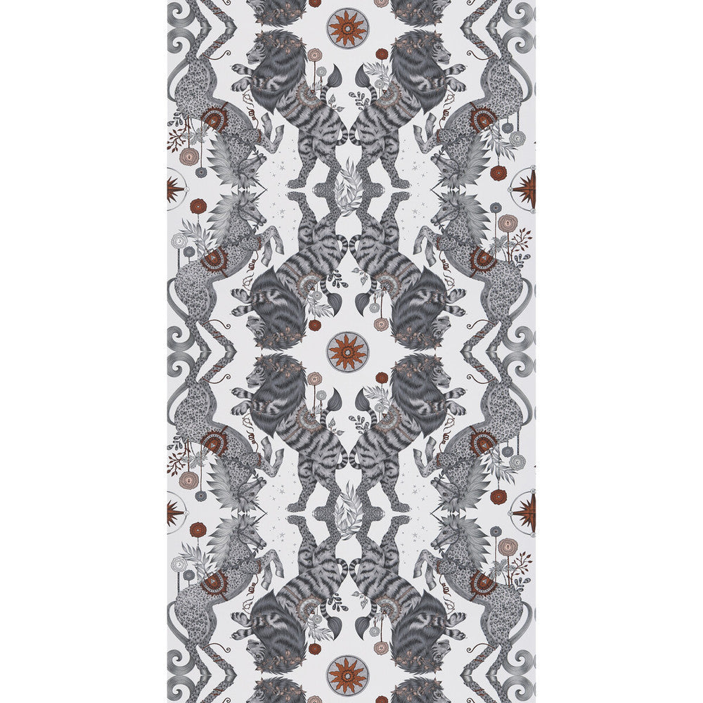 Caspian Wp Nude by Clarke And Clarke Designer Wallcovering WILDERIE BY EMMA J SHIPLEY FOR C&C NON WOVEN - 100% United Kingdom Horizontal: 0 and Vertical: 18 21 - Swanky Fabrics -