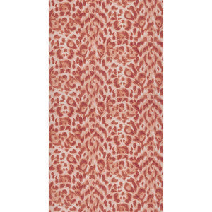Clarke And Clarke Wallpaper Felis Red/Rose Gold