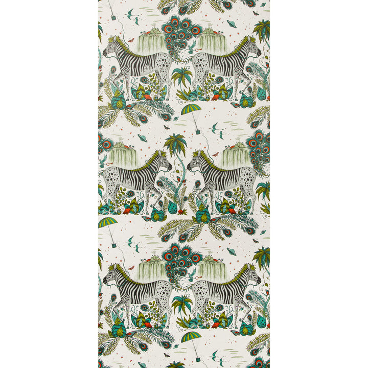Lost World Green by Clarke And Clarke Wallcovering Clarke And Clarke Wallcovering Lost World Green Wallcovering WILDERIE BY EMMA J SHIPLEY FOR C&C NON WOVEN - 100% United Kingdom </p><p>Repeat: H: 0, V: 27.01 21 - Fabric Carolina -
