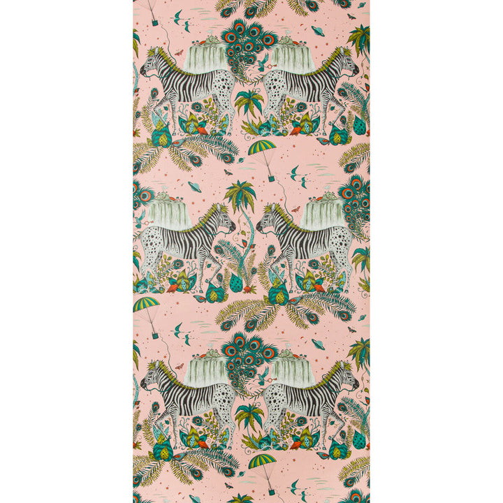 Lost World Pink by Clarke And Clarke Wallcovering Clarke And Clarke Wallcovering Lost World Pink Wallcovering WILDERIE BY EMMA J SHIPLEY FOR C&C NON WOVEN - 100% United Kingdom </p><p>Repeat: H: 0, V: 27.01 21 - Fabric Carolina -