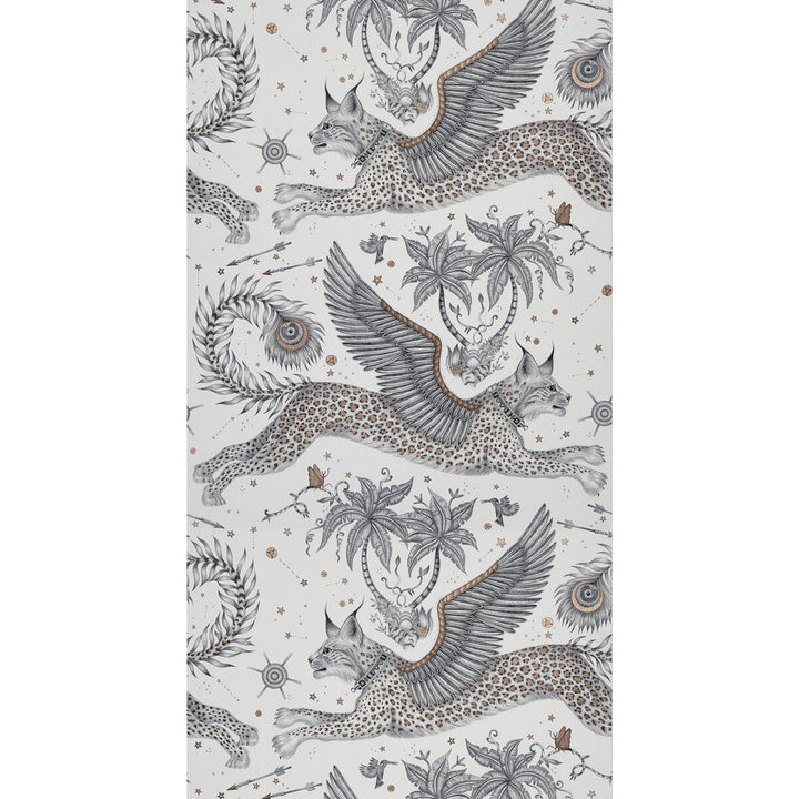 Lynx Nude by Clarke And Clarke Wallcovering Clarke And Clarke Wallcovering Lynx Nude Wallcovering WILDERIE BY EMMA J SHIPLEY FOR C&C NON WOVEN - 100% United Kingdom </p><p>Repeat: H: 0, V: 25.24 21 - Fabric Carolina -